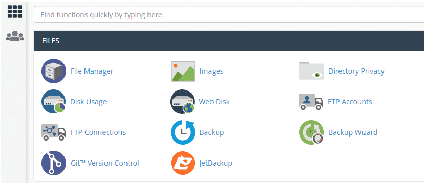 File Manager on Cpanel of Web Hosting