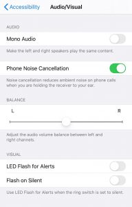 Audio Visual Settings - Turn on Flash Light for Alerts and Notifications on iPhone